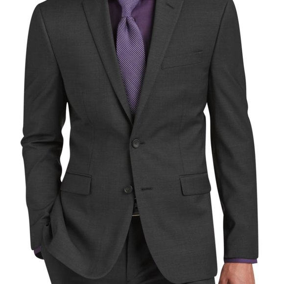 Kenneth Cole Reaction | Charcoal Gray Sports Jacket Mens | Size 40R - Picture 1 of 10